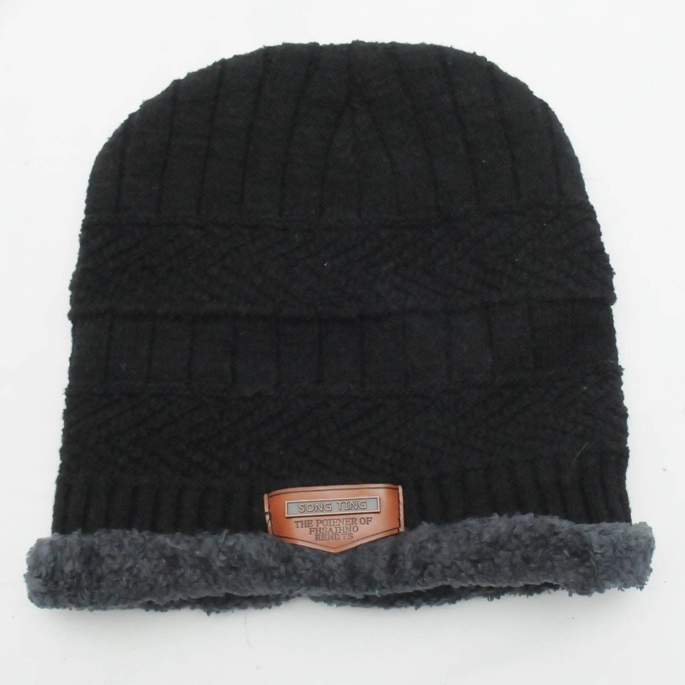 SONG ting beanie/ hat black and gray